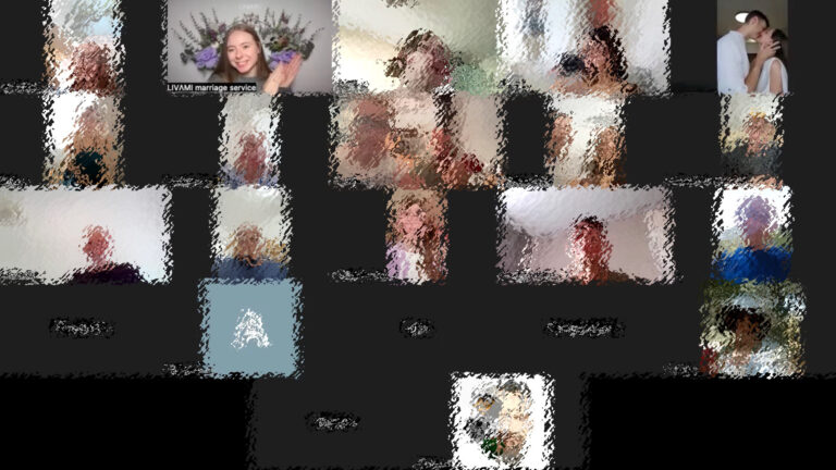 Свадебная онлайн-церемония с LIVAMI marriage service