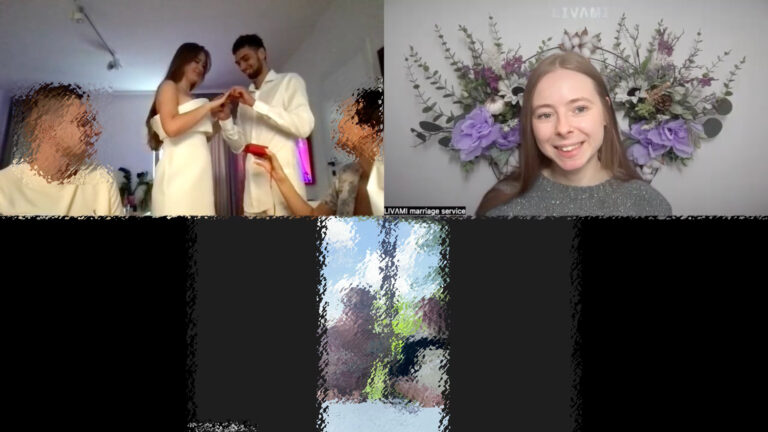 Свадебная онлайн-церемония с LIVAMI marriage service
