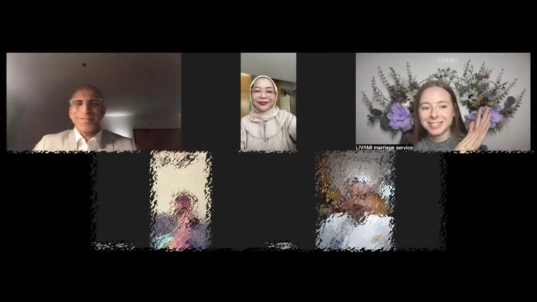 Свадебная онлайн-церемония с LIVAMI marriage service