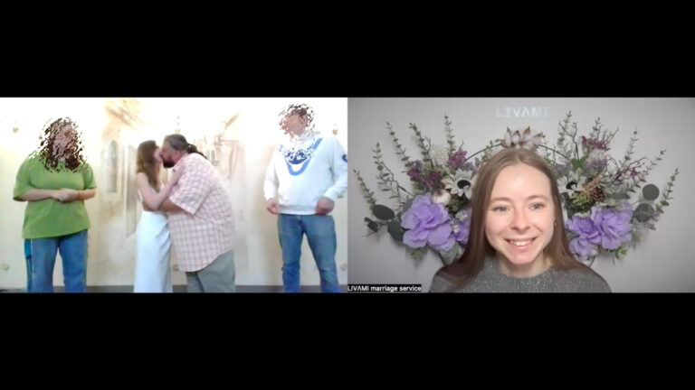 Свадебная онлайн-церемония с LIVAMI marriage service