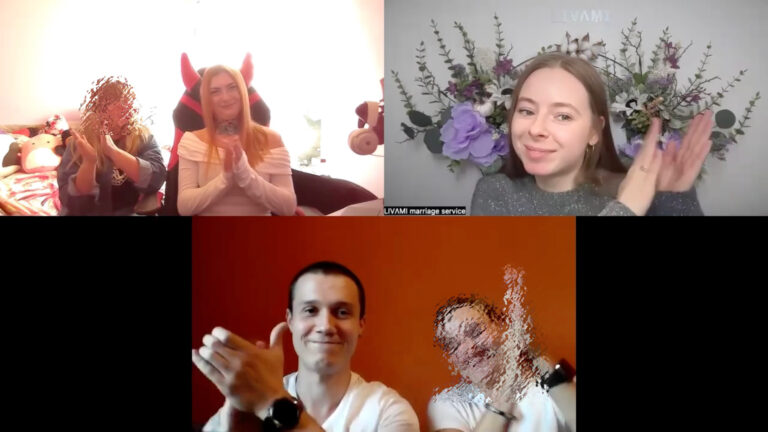 Свадебная онлайн-церемония с LIVAMI marriage service
