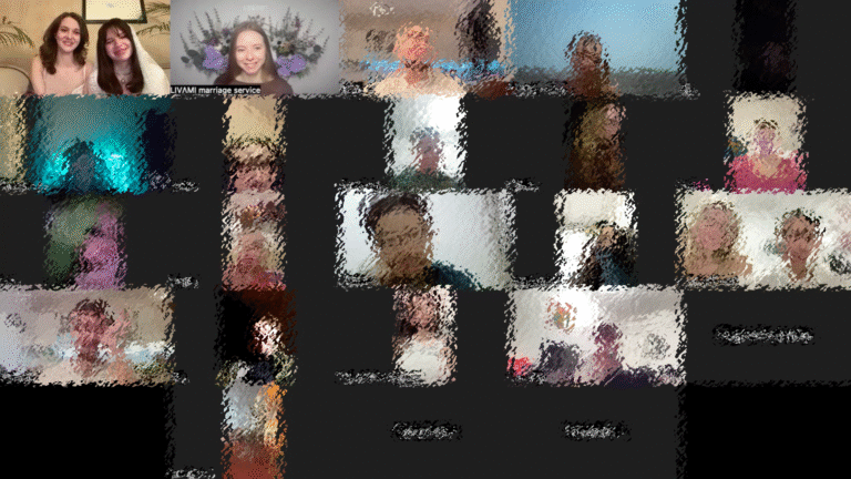 Свадебная онлайн-церемония с LIVAMI marriage service