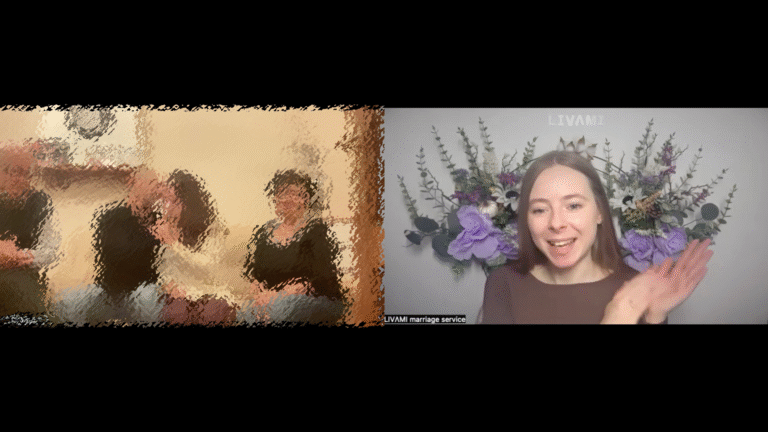 Свадебная онлайн-церемония с LIVAMI marriage service