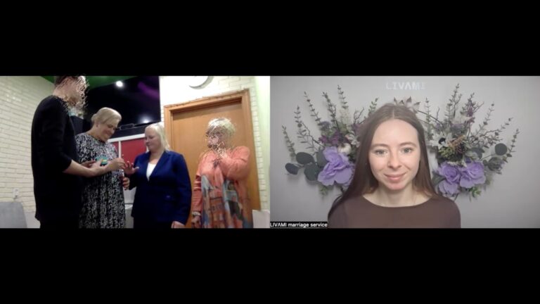 Свадебная онлайн-церемония с LIVAMI marriage service