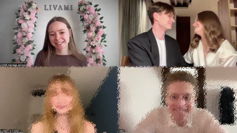 Свадебная онлайн-церемония с LIVAMI marriage service