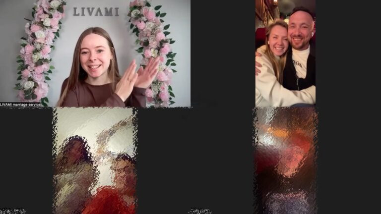 Свадебная онлайн-церемония с LIVAMI marriage service