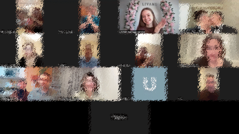 Свадебная онлайн-церемония с LIVAMI marriage service