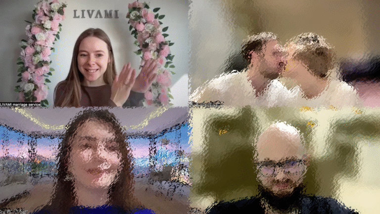 Свадебная онлайн-церемония с LIVAMI marriage service