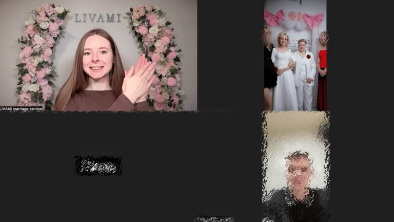 Свадебная онлайн-церемония с LIVAMI marriage service