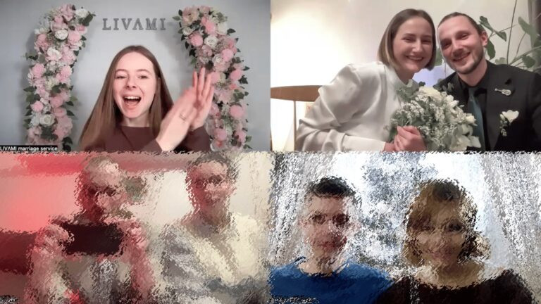 Свадебная онлайн-церемония с LIVAMI marriage service