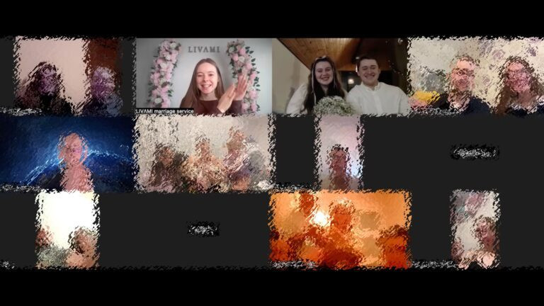 Свадебная онлайн-церемония с LIVAMI marriage service