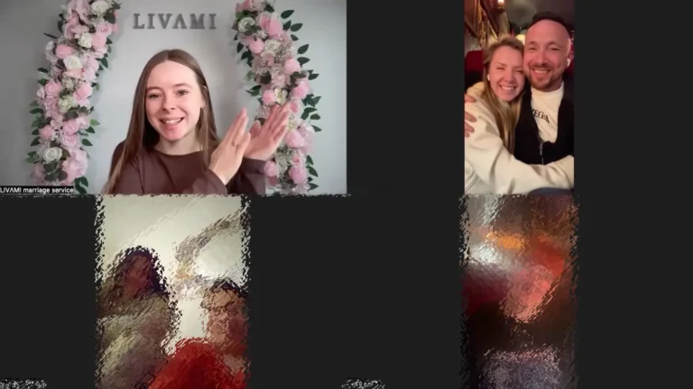 Свадебная онлайн-церемония с LIVAMI marriage service 37