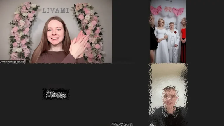 Свадебная онлайн-церемония с LIVAMI marriage service 36