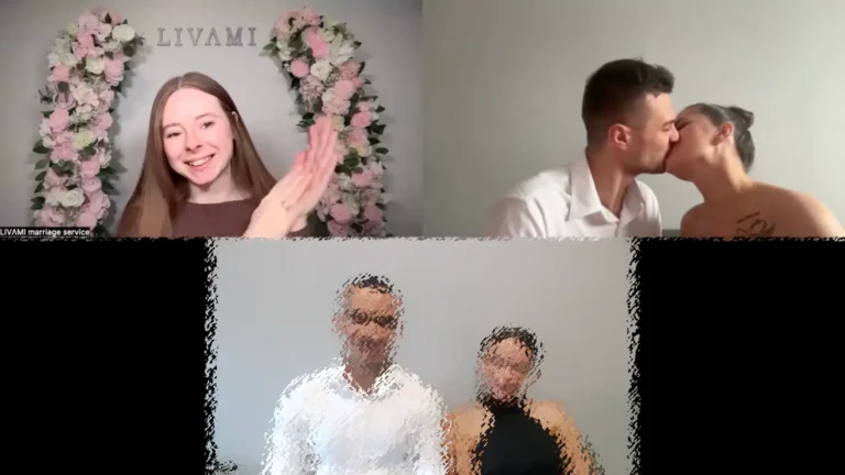 Свадебная онлайн-церемония с LIVAMI marriage service 45