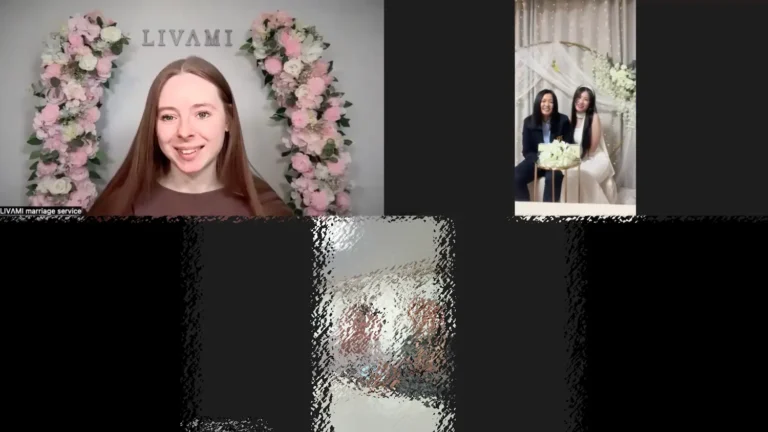 Свадебная онлайн-церемония с LIVAMI marriage service 43