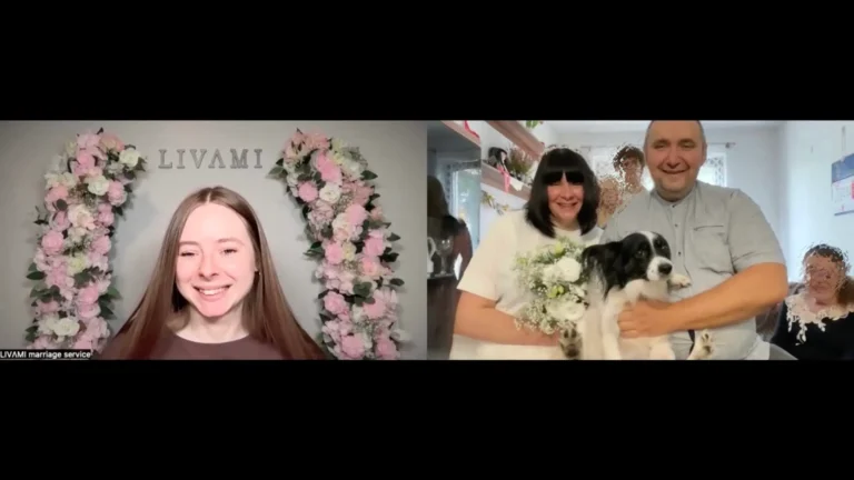 Свадебная онлайн-церемония с LIVAMI marriage service 53